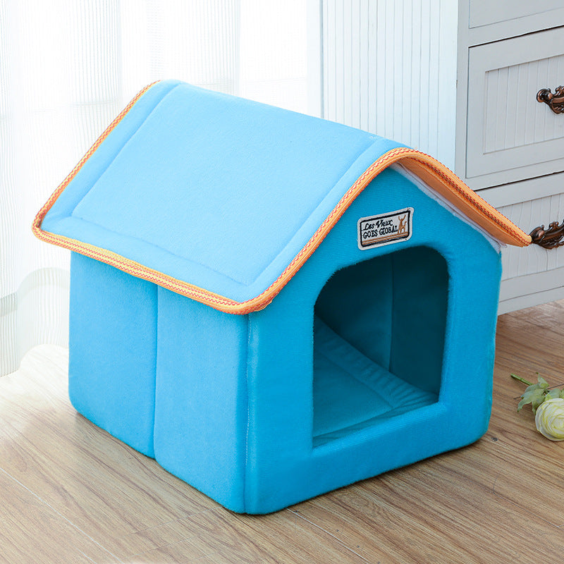 Factory direct sales removable and washable pet bed pet house dog house puppy bed cat bed pet supplies for all seasons