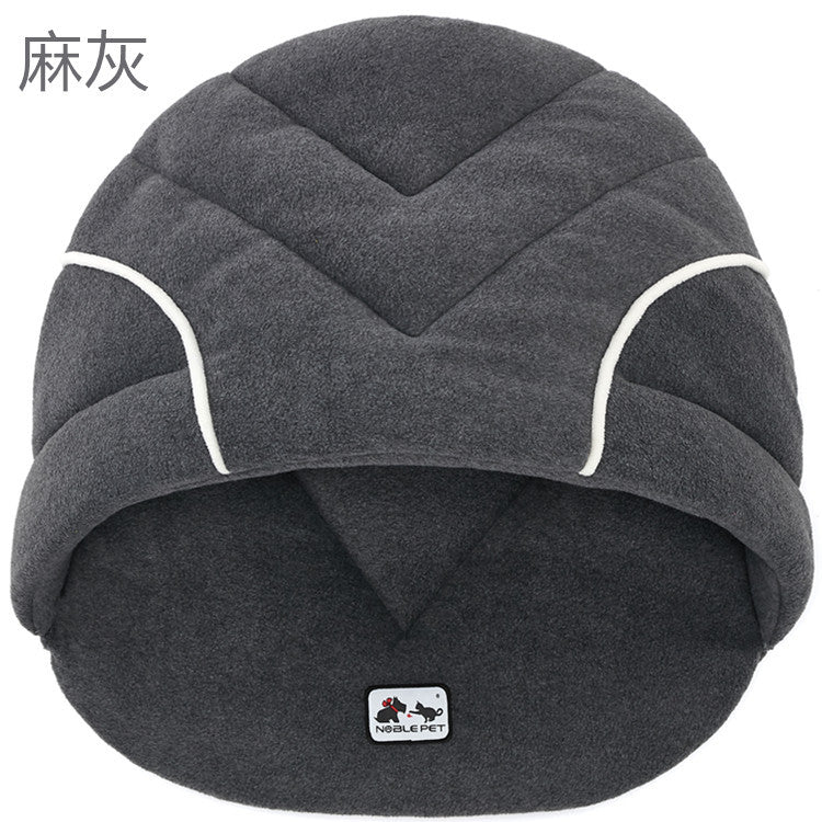 Warm polar fleece pet sleeping bag pet nest dog nest cat nest rabbit nest large and medium pet nest pet house