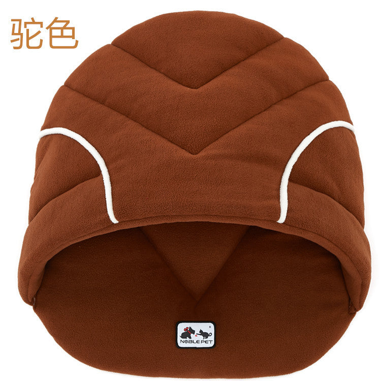 Warm polar fleece pet sleeping bag pet nest dog nest cat nest rabbit nest large and medium pet nest pet house