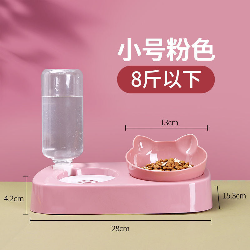 Wholesale pet bowls, space-saving, reduced tipping, wet mouth cat bowls, pet automatic water dispensers, pet food bowls, dog bowls