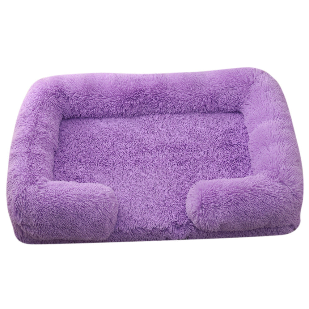 Dog House Cat House Plush Round Pet House Dog Bed Winter Dog Mat Pet Bed Pet Supplies Wholesale