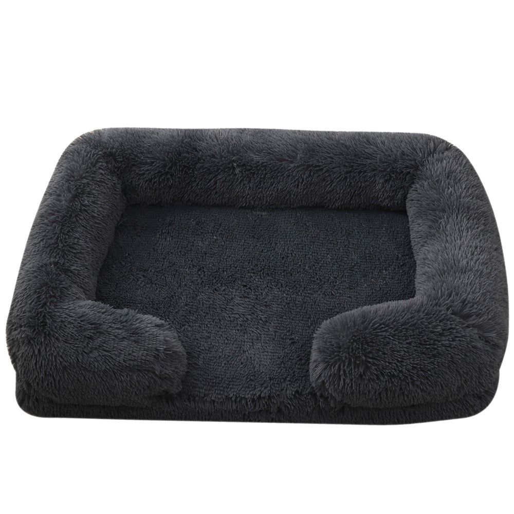 Dog House Cat House Plush Round Pet House Dog Bed Winter Dog Mat Pet Bed Pet Supplies Wholesale