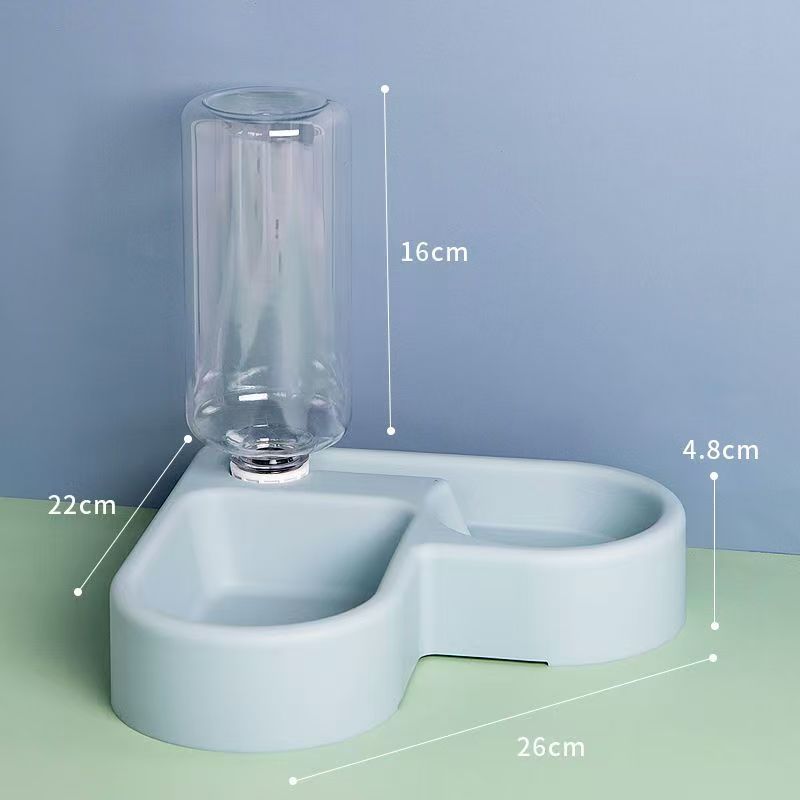 Wholesale pet bowls, space-saving, reduced tipping, wet mouth cat bowls, pet automatic water dispensers, pet food bowls, dog bowls