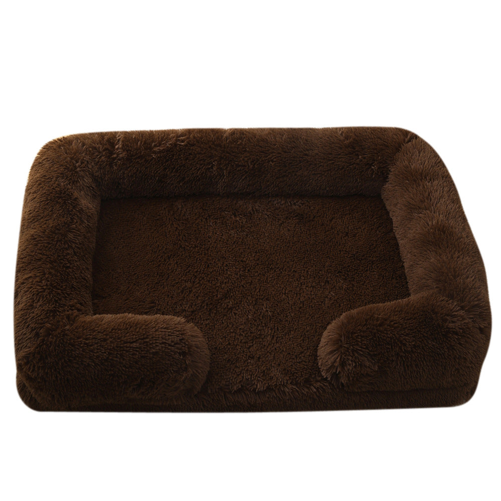 Dog House Cat House Plush Round Pet House Dog Bed Winter Dog Mat Pet Bed Pet Supplies Wholesale