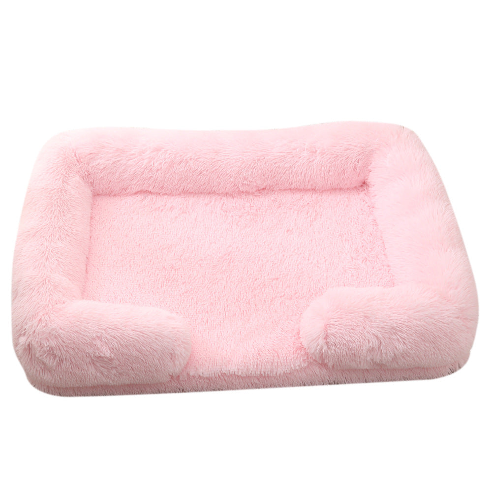 Dog House Cat House Plush Round Pet House Dog Bed Winter Dog Mat Pet Bed Pet Supplies Wholesale
