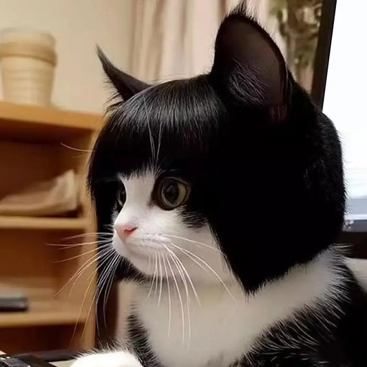 おもしろペットウィッグ™|猫・小型犬用 コスプレかつら SNS映え撮影グッズ