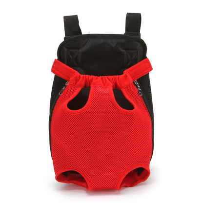Pet Bag Cat Dog Backpack Breathable Pet Backpack Pet Chest Bag Pet Going Portable Mesh Backpack