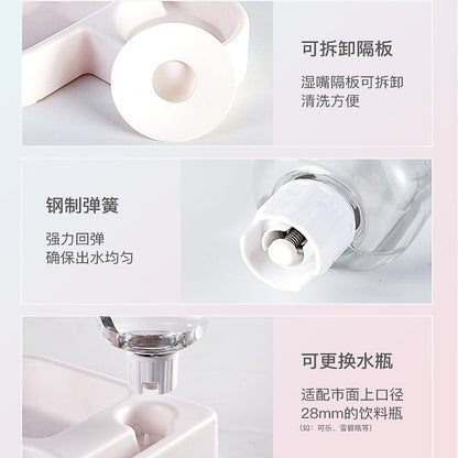 Wholesale pet bowls, space-saving, reduced tipping, wet mouth cat bowls, pet automatic water dispensers, pet food bowls, dog bowls