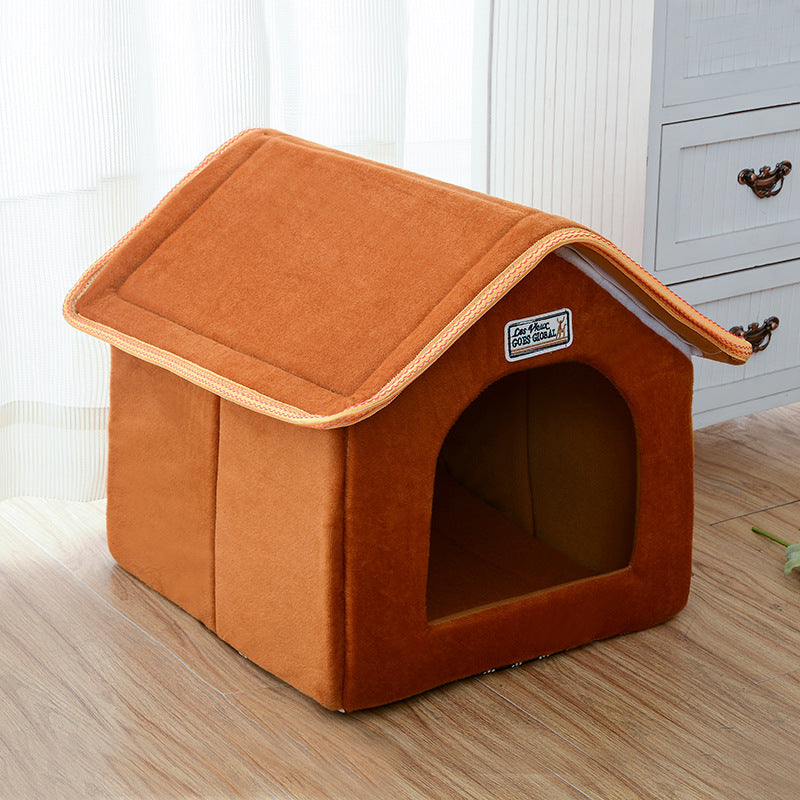 Factory direct sales removable and washable pet bed pet house dog house puppy bed cat bed pet supplies for all seasons