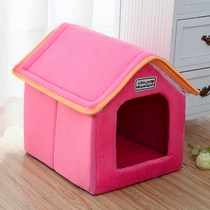 Factory direct sales removable and washable pet bed pet house dog house puppy bed cat bed pet supplies for all seasons