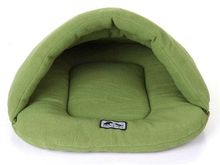 Warm polar fleece pet sleeping bag pet nest dog nest cat nest rabbit nest large and medium pet nest pet house