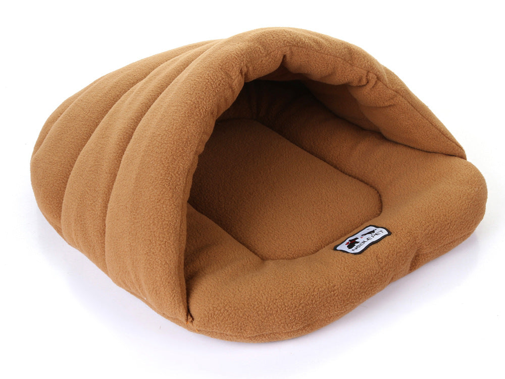 Warm polar fleece pet sleeping bag pet nest dog nest cat nest rabbit nest large and medium pet nest pet house