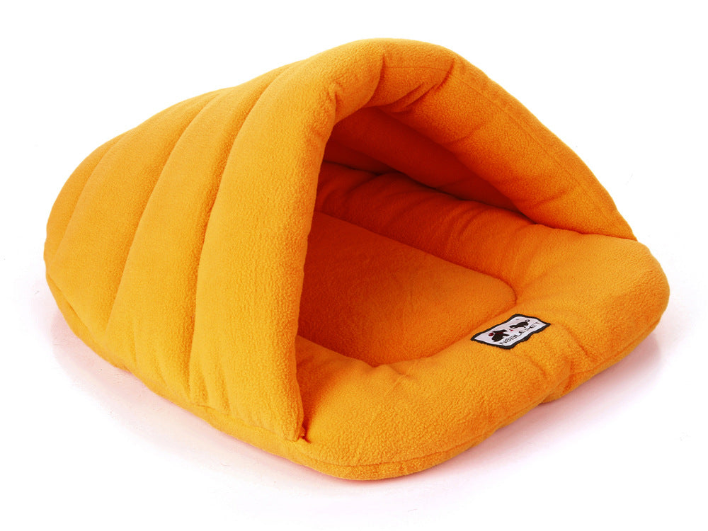 Warm polar fleece pet sleeping bag pet nest dog nest cat nest rabbit nest large and medium pet nest pet house