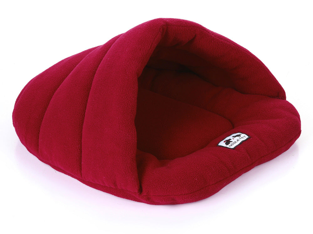 Warm polar fleece pet sleeping bag pet nest dog nest cat nest rabbit nest large and medium pet nest pet house