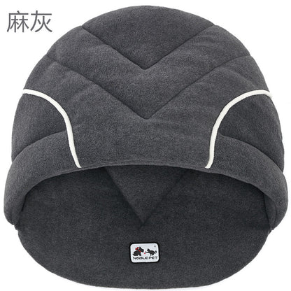 Warm polar fleece pet sleeping bag pet nest dog nest cat nest rabbit nest large and medium pet nest pet house