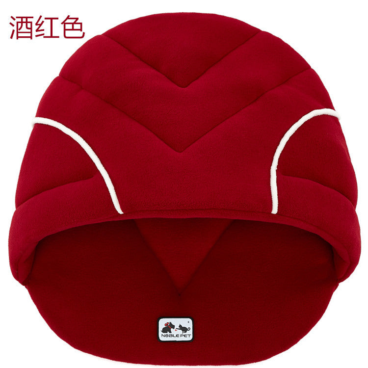Warm polar fleece pet sleeping bag pet nest dog nest cat nest rabbit nest large and medium pet nest pet house