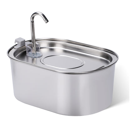 Amazon's new pet water dispenser 3.2L stainless steel runway faucet ultra-quiet cat pet water dispenser