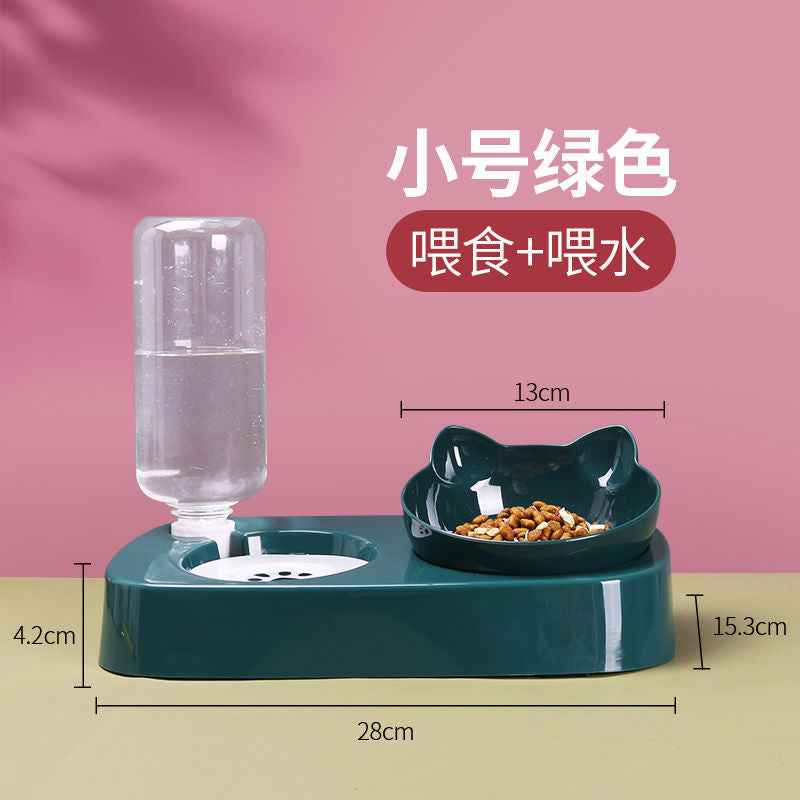 Wholesale pet bowls, space-saving, reduced tipping, wet mouth cat bowls, pet automatic water dispensers, pet food bowls, dog bowls