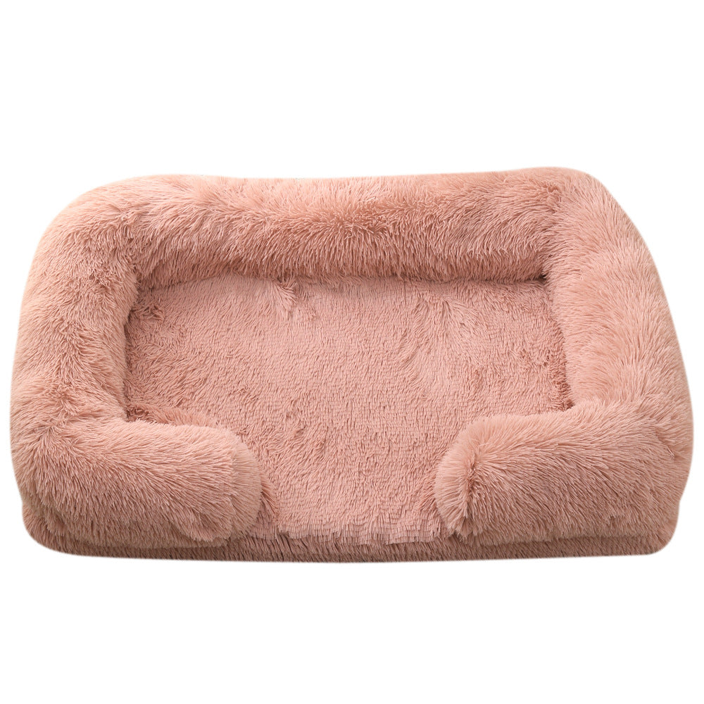 Dog House Cat House Plush Round Pet House Dog Bed Winter Dog Mat Pet Bed Pet Supplies Wholesale