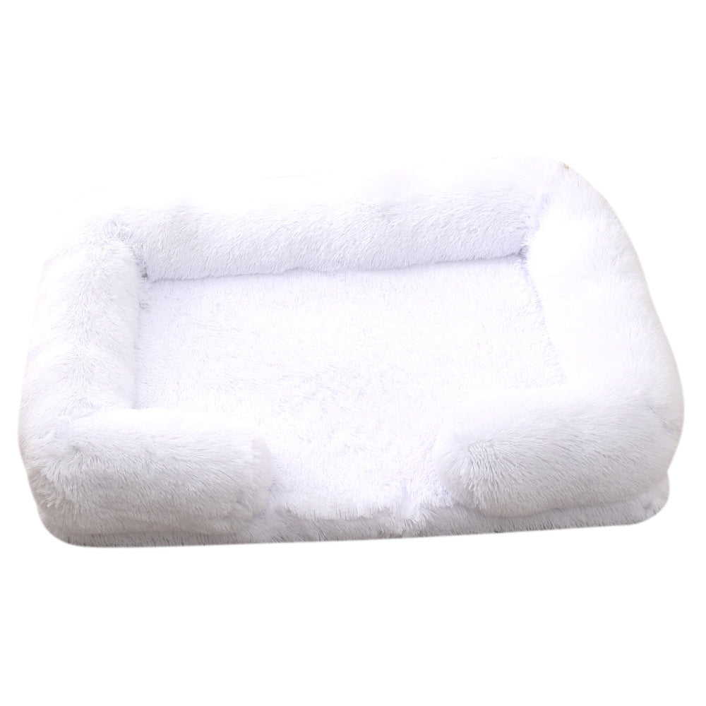 Dog House Cat House Plush Round Pet House Dog Bed Winter Dog Mat Pet Bed Pet Supplies Wholesale