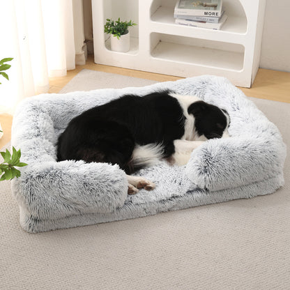 Dog House Cat House Plush Round Pet House Dog Bed Winter Dog Mat Pet Bed Pet Supplies Wholesale