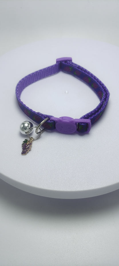 New Pet Ribbon Fruit Cat Collar with Fruit Accessory Bell Pet Collar Manufacturers Spot