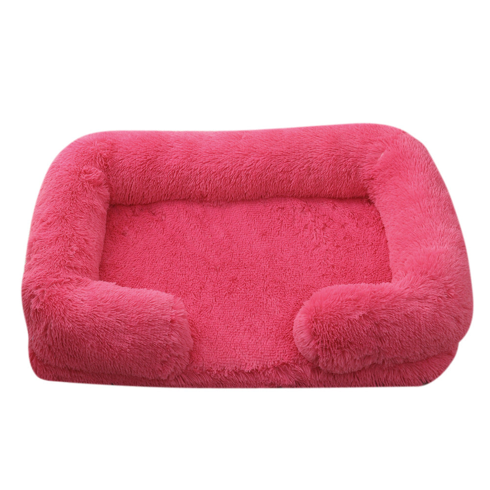 Dog House Cat House Plush Round Pet House Dog Bed Winter Dog Mat Pet Bed Pet Supplies Wholesale