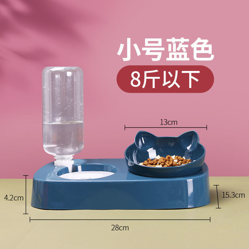 Wholesale pet bowls, space-saving, reduced tipping, wet mouth cat bowls, pet automatic water dispensers, pet food bowls, dog bowls