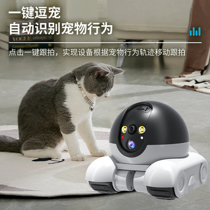 Binocular network mobile pet camera monitoring machine mobile phone remote HD night vision wireless pet camera
