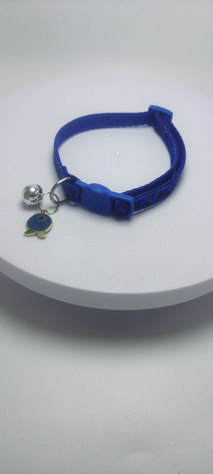 New Pet Ribbon Fruit Cat Collar with Fruit Accessory Bell Pet Collar Manufacturers Spot