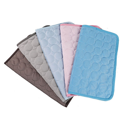 Pet supplies pet ice pad dog mat cat bed dog mat pet ice silk pad cat cooling pad pet mat summer