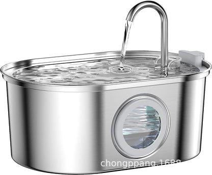 Amazon's new pet water dispenser 3.2L stainless steel runway faucet ultra-quiet cat pet water dispenser