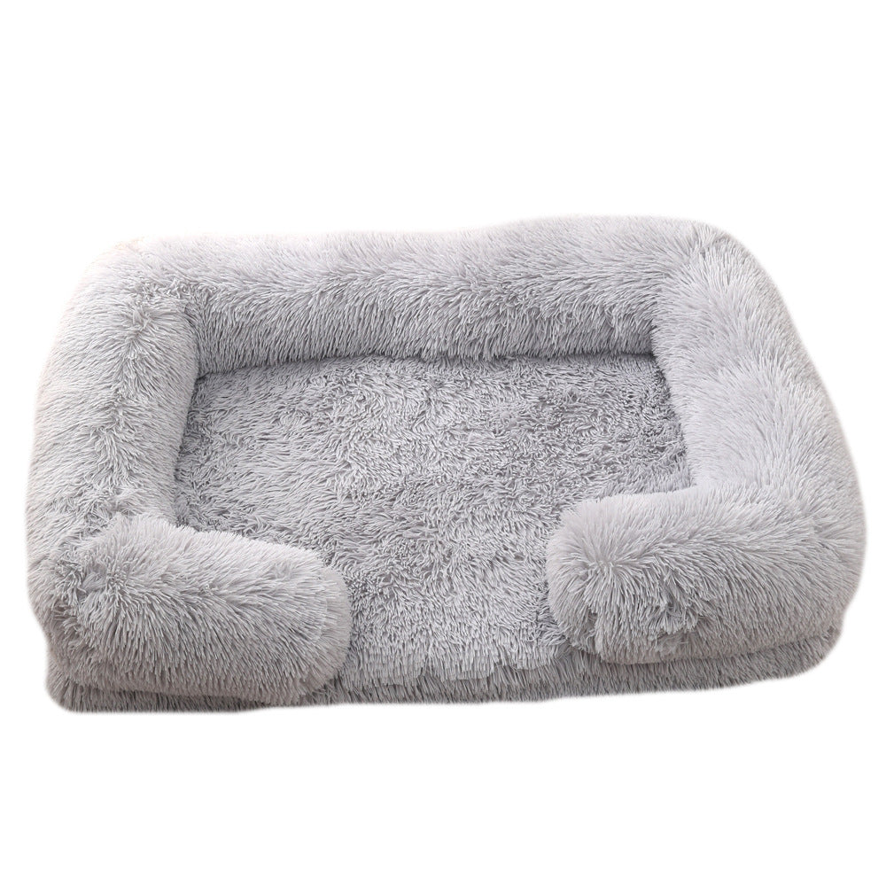 Dog House Cat House Plush Round Pet House Dog Bed Winter Dog Mat Pet Bed Pet Supplies Wholesale