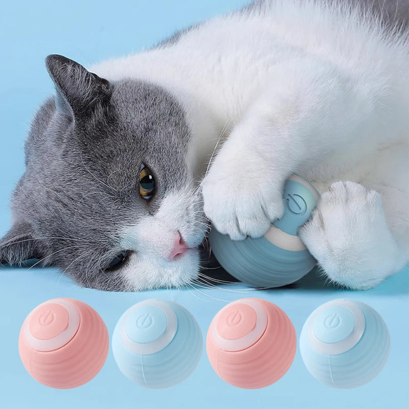 自動で動く猫じゃらしボール™｜USB充電式 電動ころころ 犬猫用ひとり遊びおもちゃ
