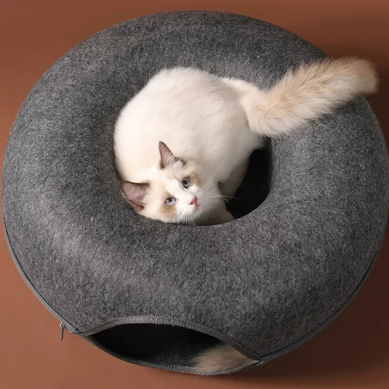 フェルトドーナツ猫ベッド™