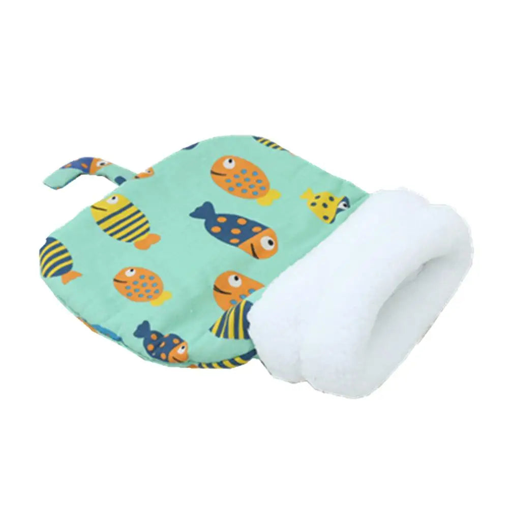 Winter Warm Plush Cat Dog Sleeping Bag, Soft Cozy Pet Nest For Indoor Cats And Dogs, Portable Cute Pet Small Puppy Pet Nest Bed