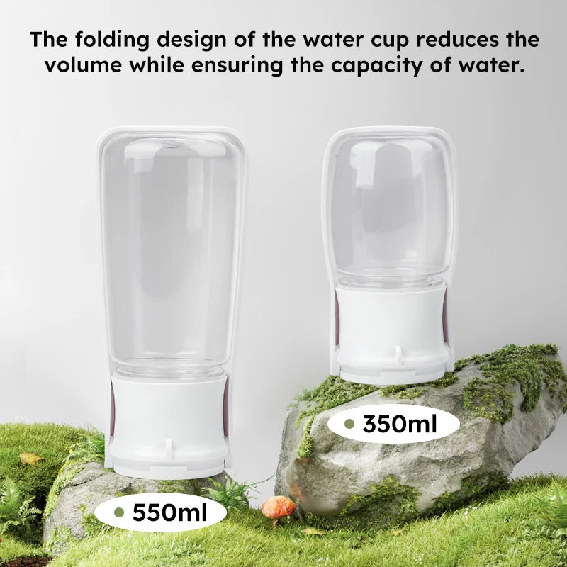 携帯折りたたみ給水ボトル350ml™