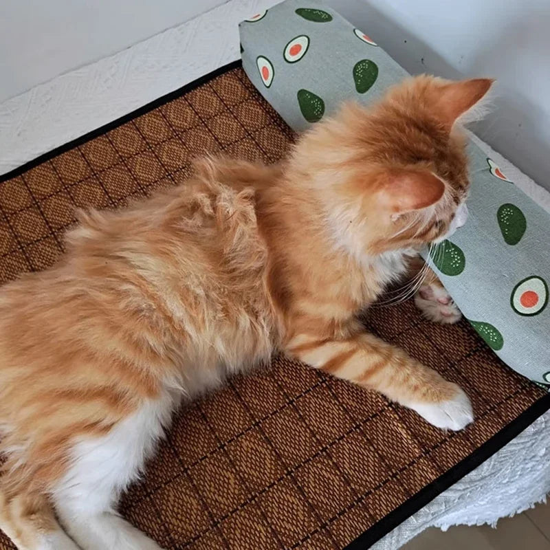 猫用ラタン冷感マット™