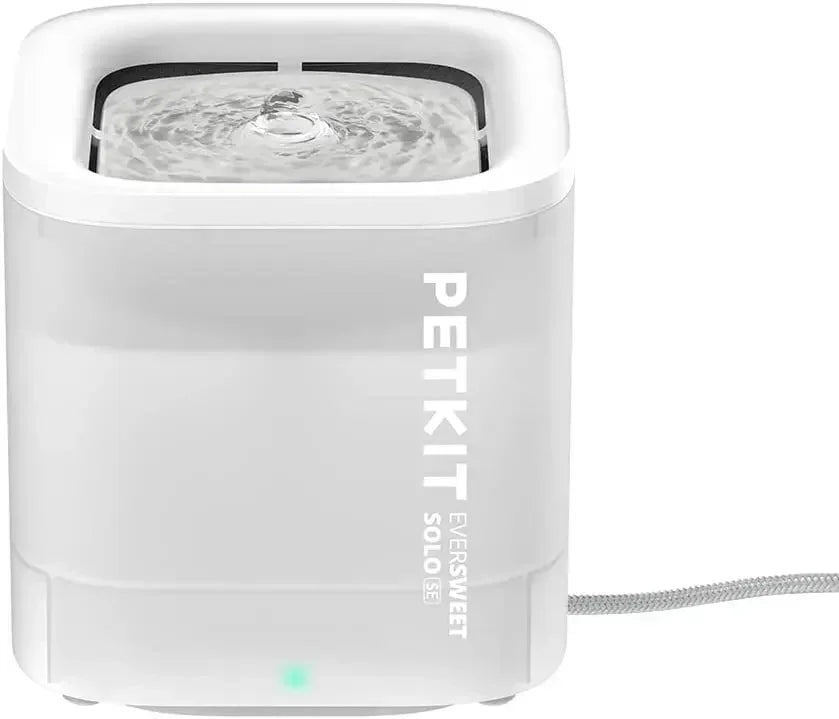 スマート自動給水器™｜LEDライト付き 静音ポンプ ろ過フィルター 犬猫用循環式給水器