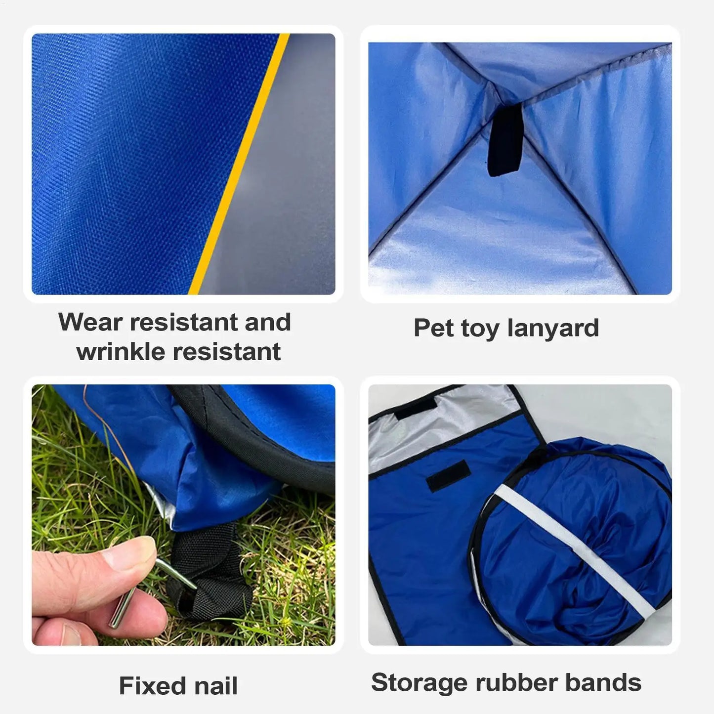 Dog Camping Tent Foldable Pet House Waterproof Shelter Outside Cat Dog Outside Shade Tent For Picnicking Lawn Garden Patio