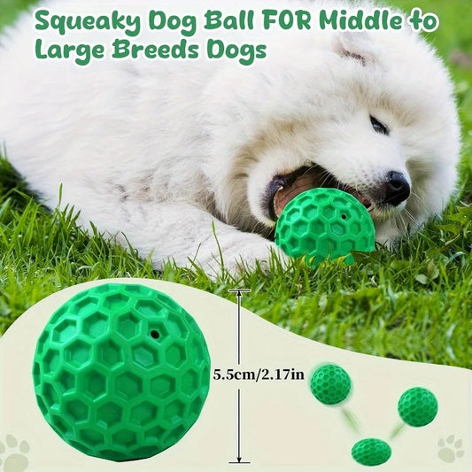 丈夫な天然ゴム噛むボール™｜音が鳴る 犬用 デンタルケア 頑丈おもちゃ