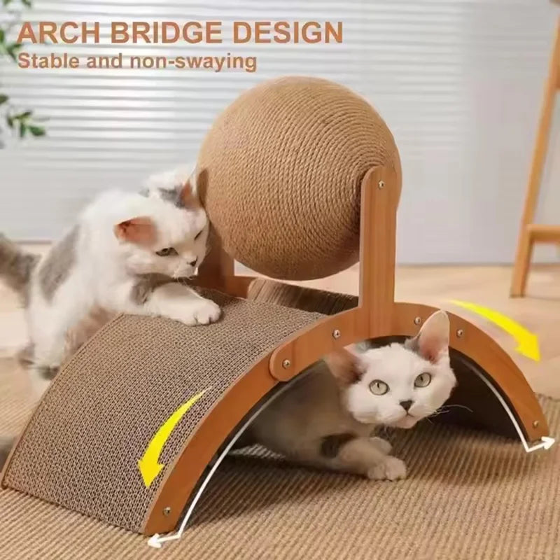 木製2in1猫用爪とぎ™