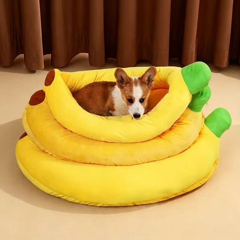あったかバナナ型ペットベッド™