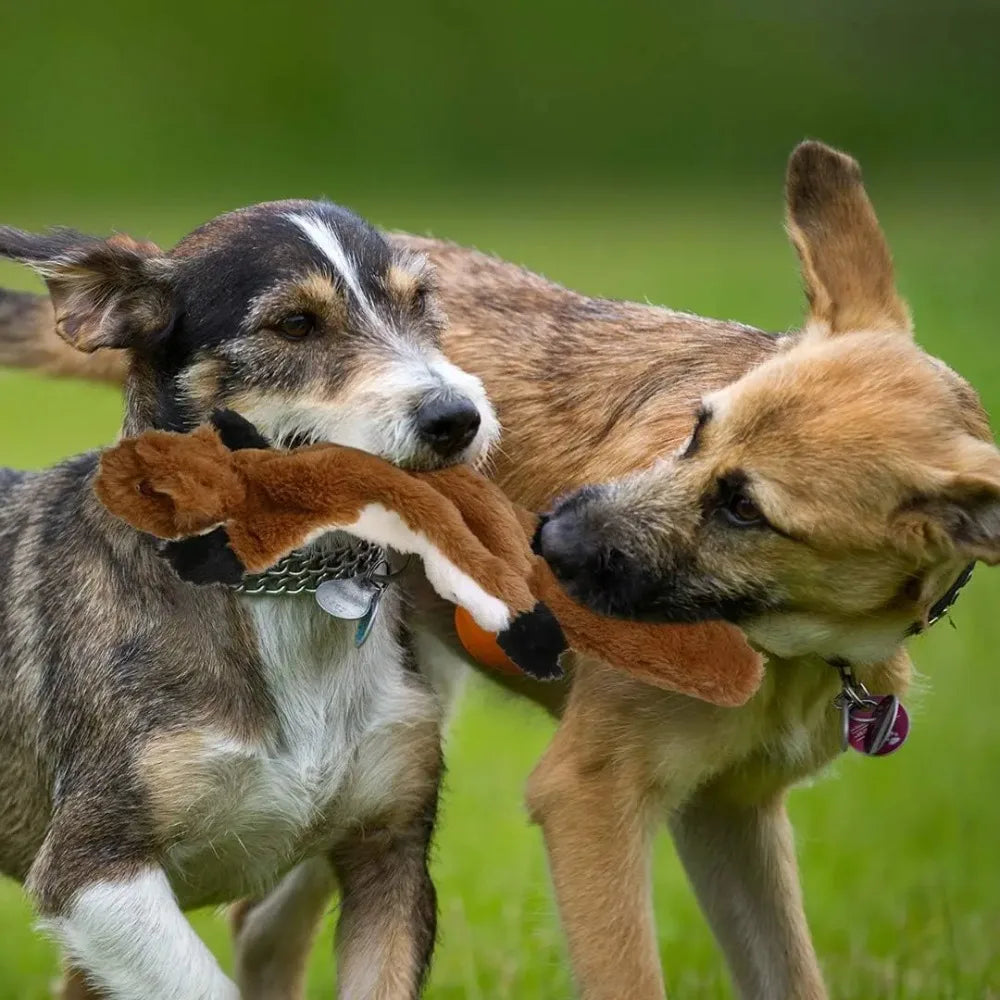 中綿なし音入り犬用ぬいぐるみ™