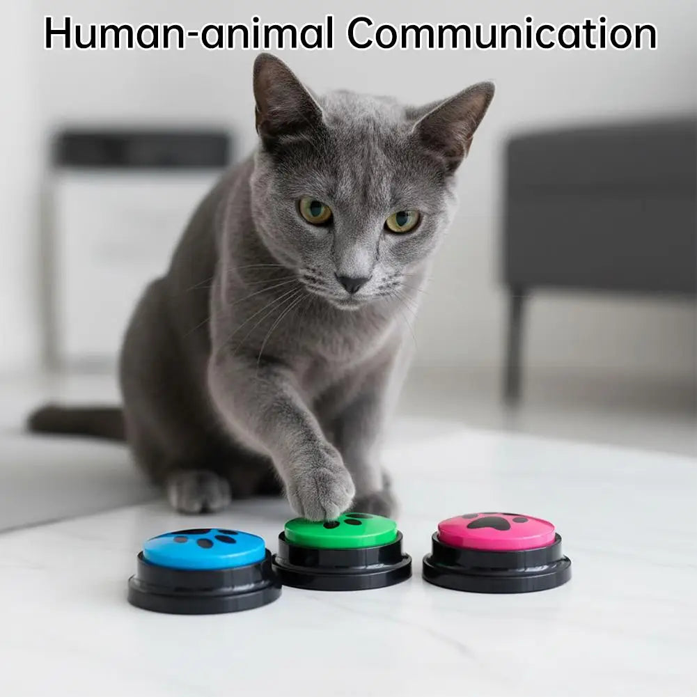 ペットおしゃべりボタン™｜30秒録音・再生 犬猫トレーニング用 コミュニケーションボタン
