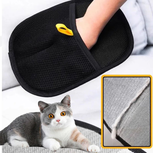 ペットグルーミング手袋™｜抜け毛取り マッサージ 犬猫用 お手入れブラシグローブ