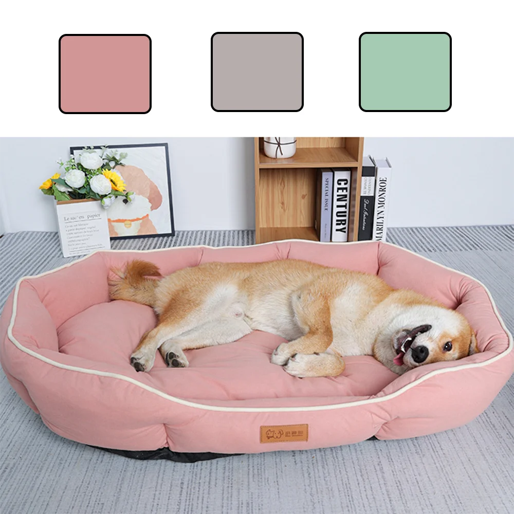 あったかペットソファベッド™｜やわらか生地 犬猫用 洗えるクッション付き快眠ネスト