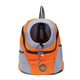 Pet Backpack Carrier for Small Dogs & Cats - Front-Folded Travel Backpack with Ventilation Mesh & Harness-Like Zipper Lock