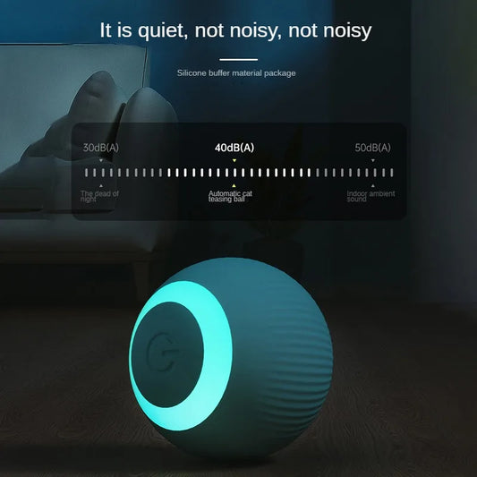自動で動く猫じゃらしボール™｜USB充電式 電動ころころ 犬猫用ひとり遊びおもちゃ