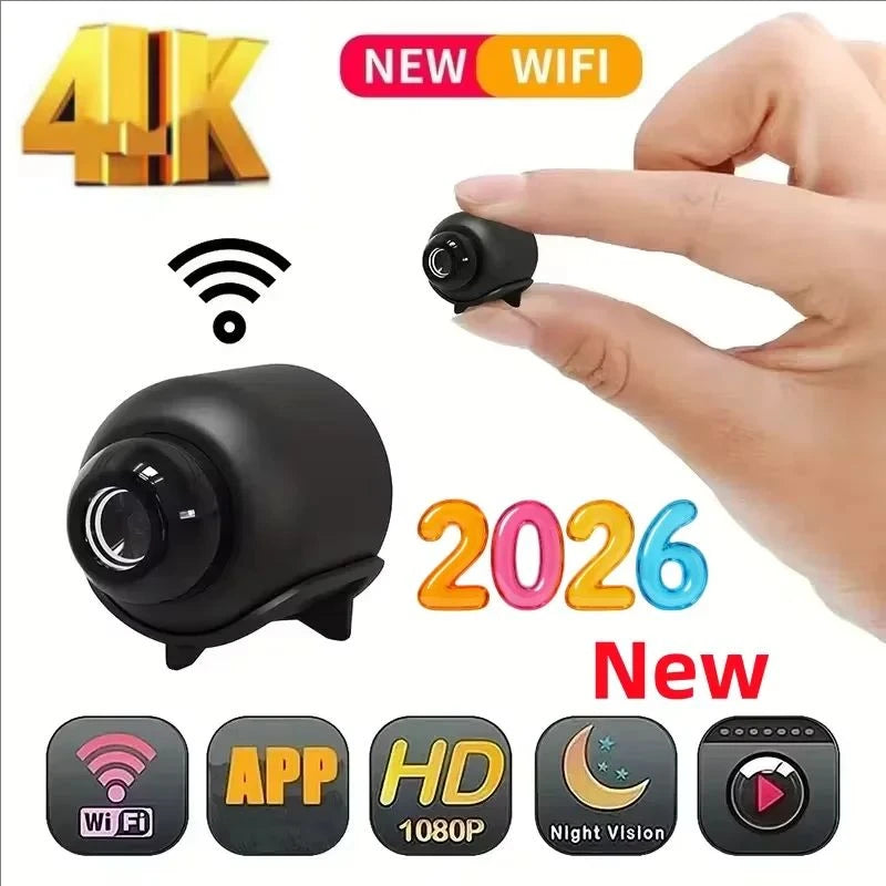 超小型WiFi見守りカメラ™｜1080P HD 暗視・アプリ遠隔監視 ペット＆室内セキュリティカメラ